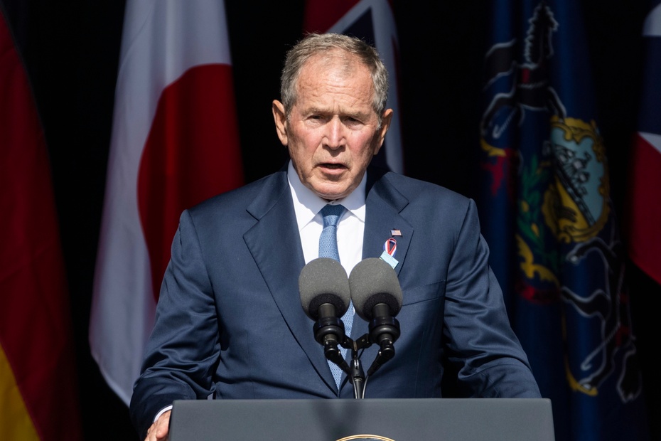 George Bush. fot. PAP/EPA/JIM LO SCALZO