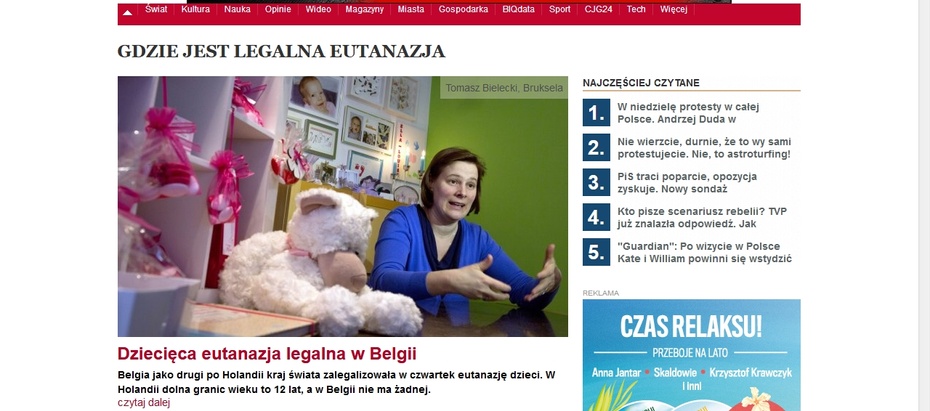 Print screen. Żródło: wyborcza.pl *