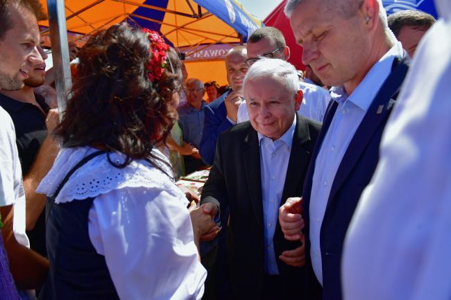 Jarosław Kaczyński w Dygowie pod Kołobrzegiem