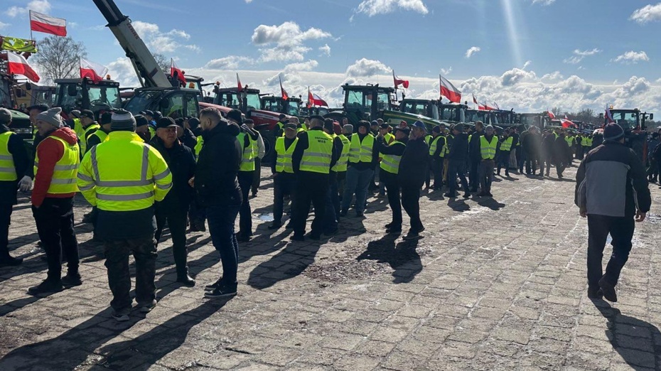 W środę o 10:00 ruszy protest rolników w Hrubieszowie. (fot. Twitter)