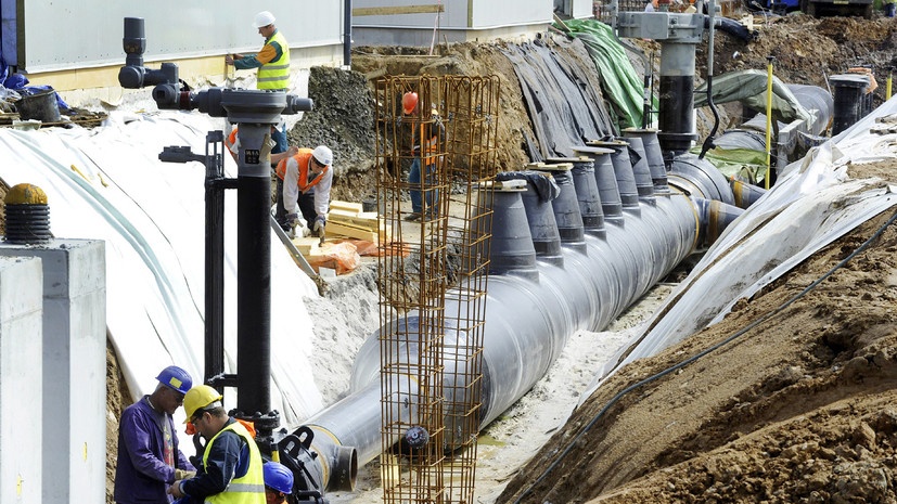 Budowa gazociągu Nord Stream 2.