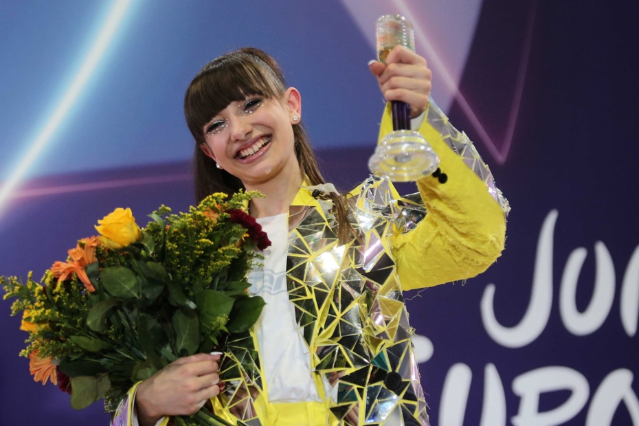 Reprezentująca Polskę Viki Gabor zwyciężyła Eurowizję Junior. fot. PAP