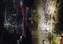 Widok katastrofy w Meksyku z lotu ptaka. Fot. PAP/EPA