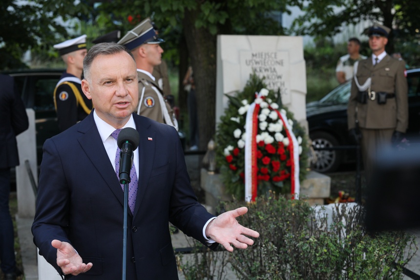 W poniedziałek w Warszawie mają miejsce uroczystości z okazji 78. rocznicy Powstania Warszawskiego. (fot. PAP)