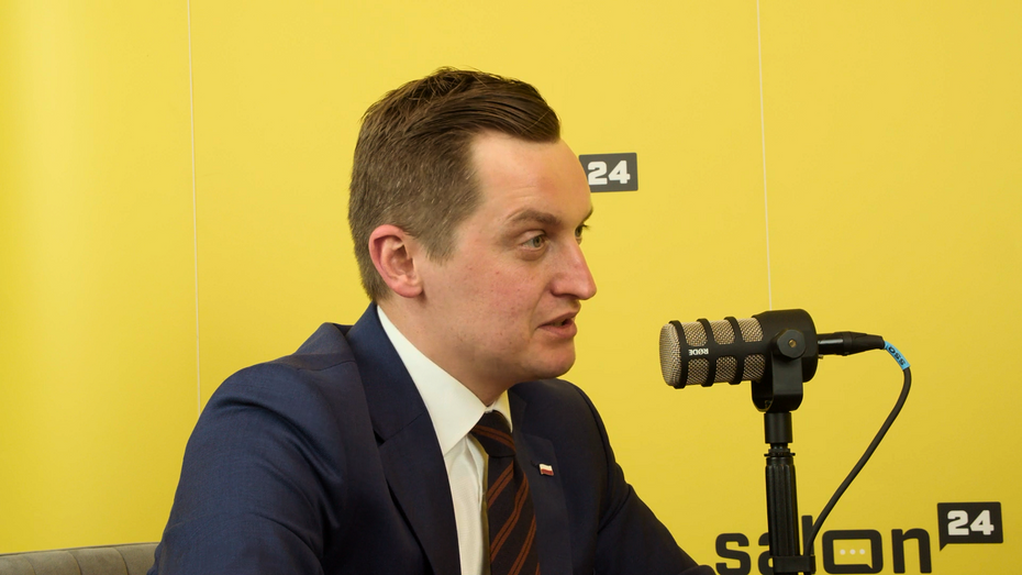 Wiceminister sprawiedliwości Sebastian Kaleta z Suwerennej Polski. Fot. Salon24.pl