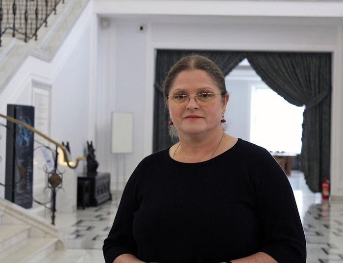 Krystyna Pawłowicz jako święty Mikołaj! Co chciałbyś dostać od sędzi TK?