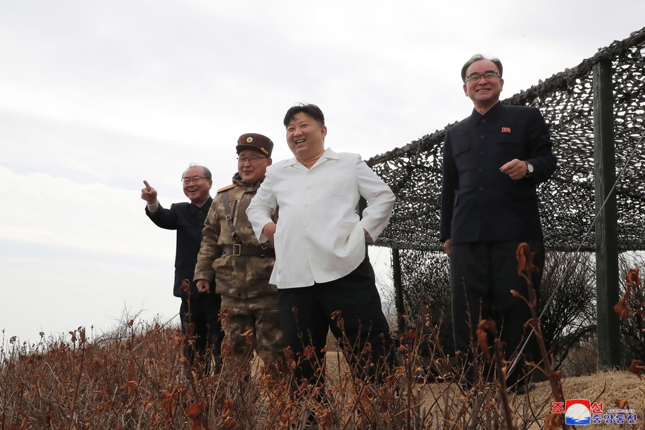 Dyktator Korei Północnej Kim Dzong Un. EPA/KCNA EDITORIAL USE ONLY