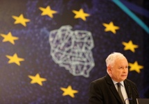 Prezes partii Jarosław Kaczyński podczas konwencji regionalnej PiS.
