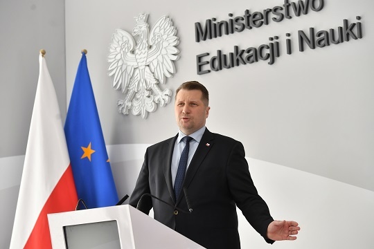 Minister edukacji i nauki Przemysław Czarnek. Fot. Piotr Nowak