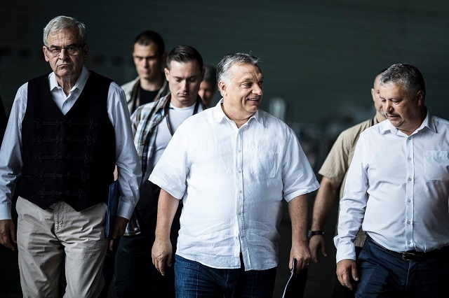 Victor Orban w Baile Tusnad w Rumunii. Fot. Orbán Viktor/Facebook