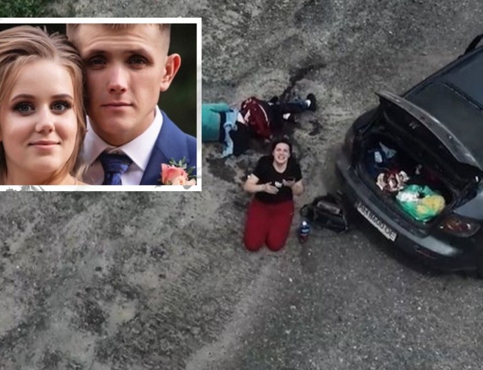 Dramatyczna historia małżeństwa. Przed rosyjskim ostrzałem kobietę uratował dron