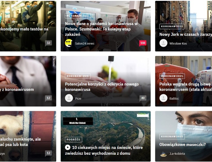 Salon24, epidemia i blogi