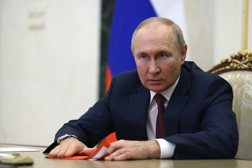 Prezydent Rosji nakazał poprawienie poborów i wyeliminowanie z nich błędów. fot. PAP/EPA/GAVRIIL GRIGOROV/SPUTNIK/KREMLIN / POOL