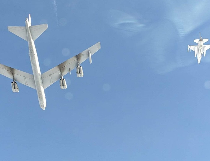 Polskie F-16 miały ważne zadanie. Eskortowały bombowiec strategiczny USA