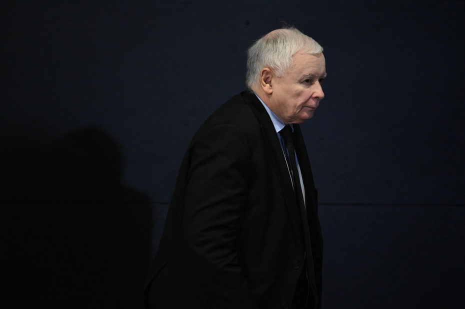 Prezes PiS Jarosław Kaczyński mówi, że KO to "formacja niemiecka". Źródło: PAP/Darek Delmanowicz