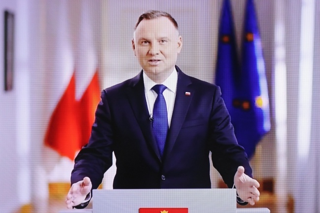 Andrzej Duda prosi o pomoc dla Mai Włoszczowskiej. Fot. PAP