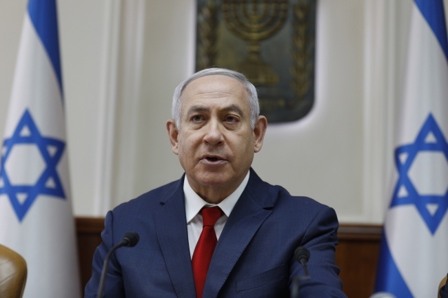 Premier Izraela Benjamin Netanjahu, fot. PAP/EPA/GALI TIBBON