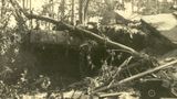 Ruiny Wartowni Nr 5 zniszczonej trafieniem bombą o wagomiarze 250 kg w trakcie nalotu 2 września 1939 r. Foto ze zbiorów autora.