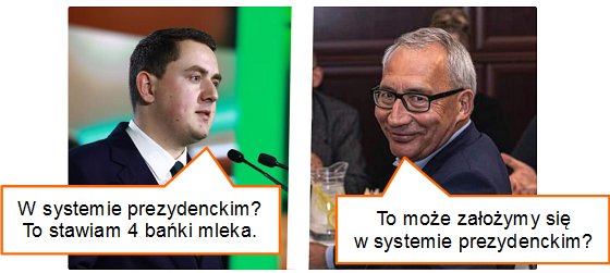 Idea zakładu pomiędzy Miłoszem Motyką z PSL a Kazimierzem Smolińskim z PiS
