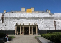 Pałac w remoncie - 2018 r., fot. Bogdan Gancarz