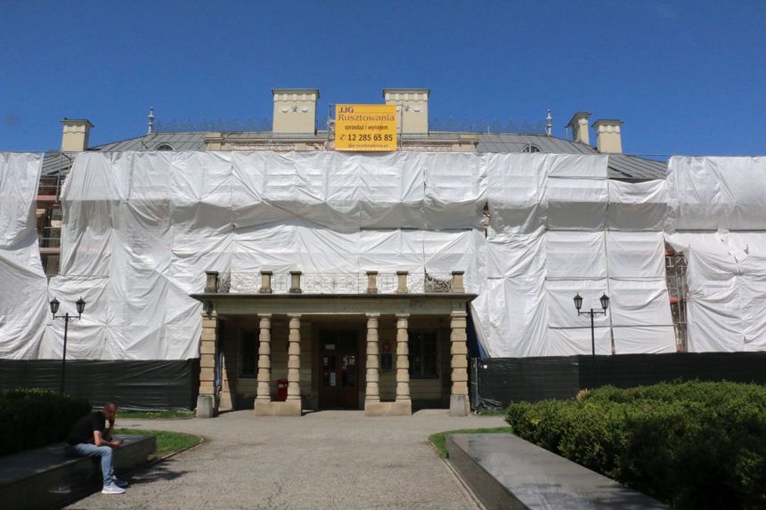 Pałac w remoncie - 2018 r., fot. Bogdan Gancarz