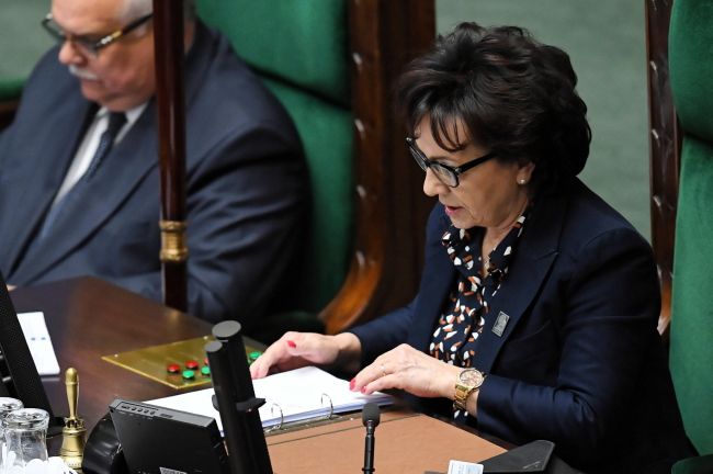 Ewa Witek, wybory prezydenckie, marszałek Sejmu
