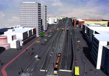 Widok w kierunku Widzewa.