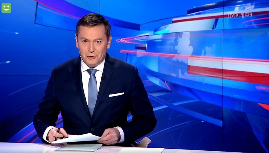 'Wiadomości' TVP z 15 lutego (screen - TVP)