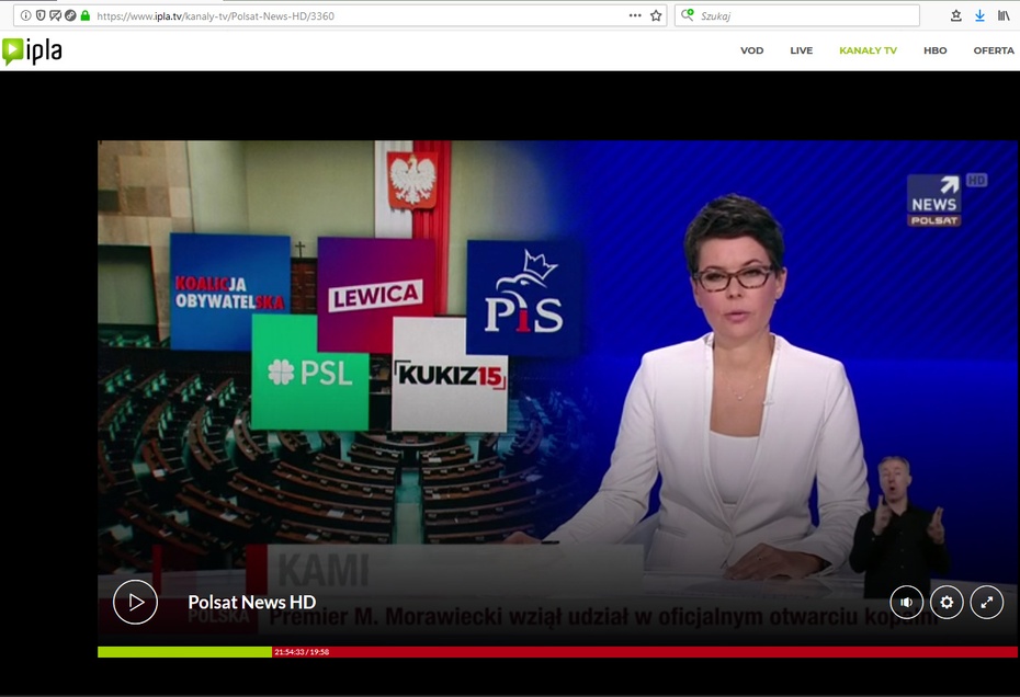 Polsat News 26.09.2019 21:54