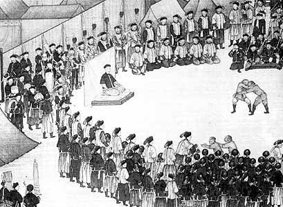 06_pojedynek w obecności cesarza Qianlong dynastii Qing
