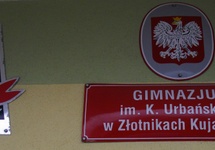 Szkoła w Złotnikach Kujawskich.