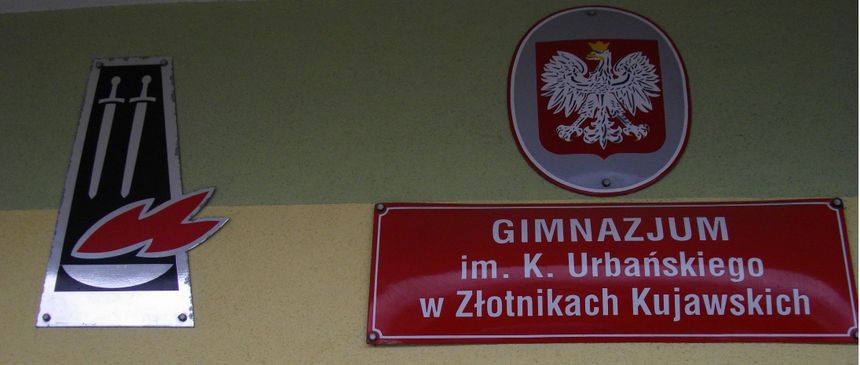 Szkoła w Złotnikach Kujawskich.