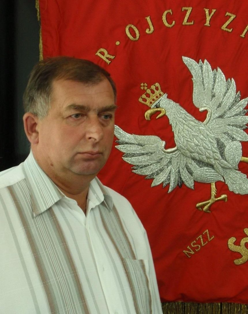 przewodniczący KF NSZZ "Solidarność" Andrzej Kierzkowski
