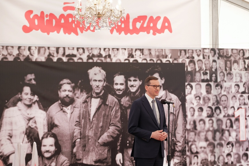 W sobotę w Warszawie odbywają się obchody 40. rocznicy powstania Solidarności Walczącej. Źródło: PAP/Mateusz Marek