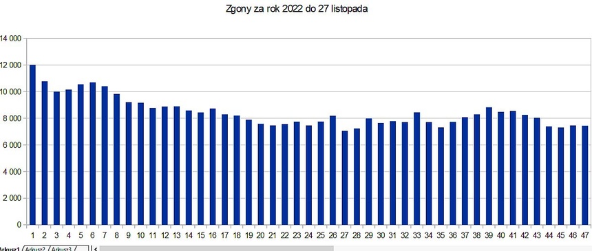 Dlaczego GUS nie podaje liczby zgonów za grudzień 2022?
