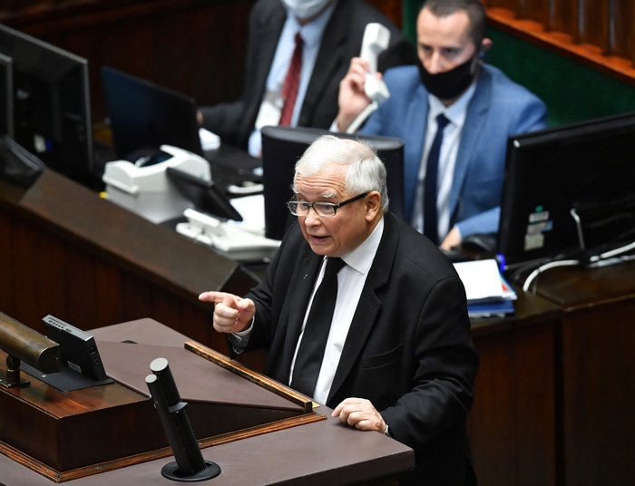 Strajk Kobiet. Kaczyński do opozycji: "Jesteście przestępcami, rozwalacie Polskę"