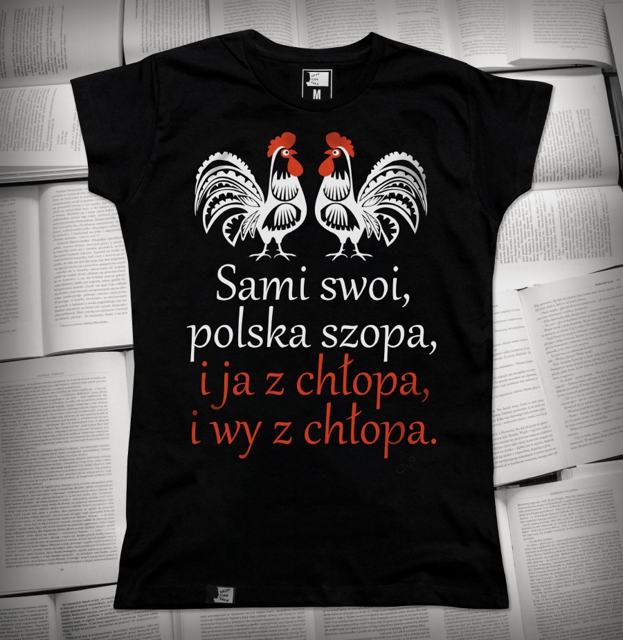 Dead can talk - koszulka z cytatem utworu Stanisława Wyspiańskiego