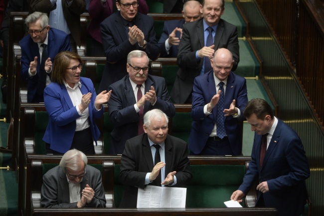 Sejm uchwalił tzw. ustawę degradacyjną. Fot. PAP