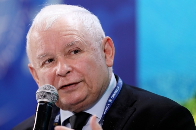 Jarosław Kaczyński nie rezygnuje z funkcji szefa PiS. Fot. PAP/Tomasz Wiktor