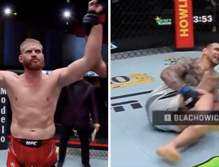 UFC: Walka Jan Błachowicz - Aleksandar Rakić przerwana. Dramat w oktagonie