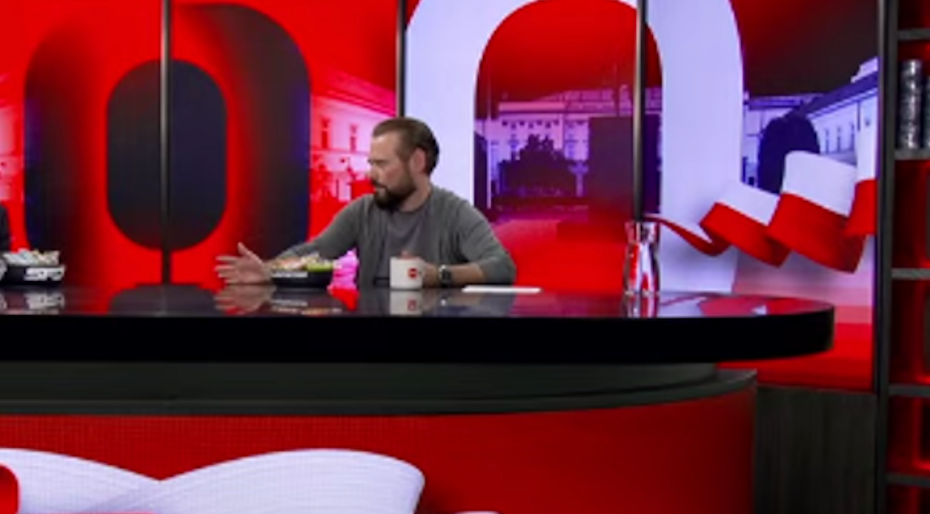 na zdjęciu: Krzysztof Stanowski w Kanale Zero, prod. Kanał Zero, źródło: YouTube