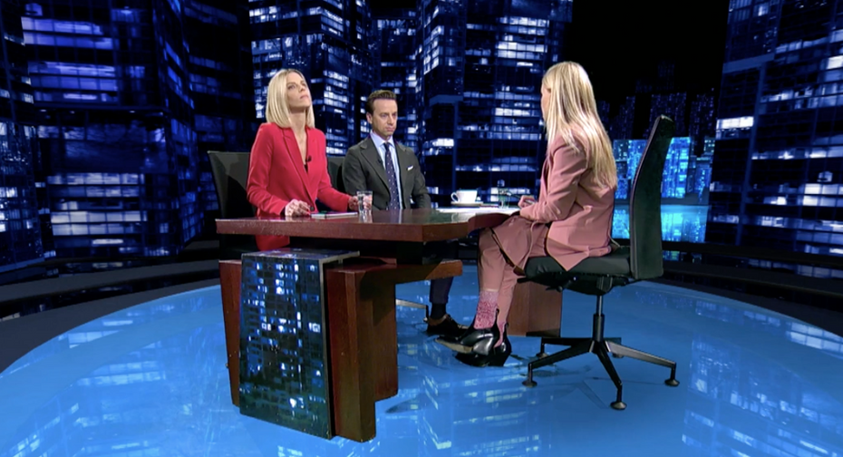 fragment programu "Kropka nad i", TVN24