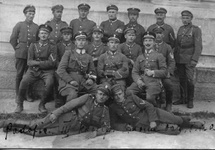 Podoficerowie III Kompanii Ochotniczej Batalionu Straży Granicznej w Stołpcach, 1921 r.