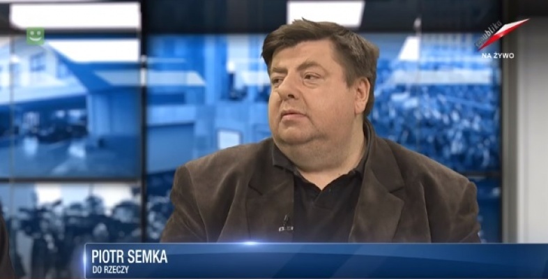 Piotr Semka opowiada o walce z COVID-19. Fot. Telewizja Republika