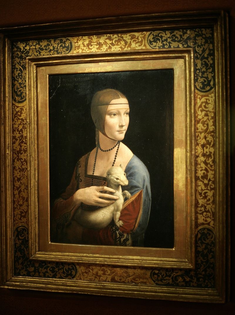 "Dama z gronostajem" Leonarda da Vinci, fot. Wikimedia Commons