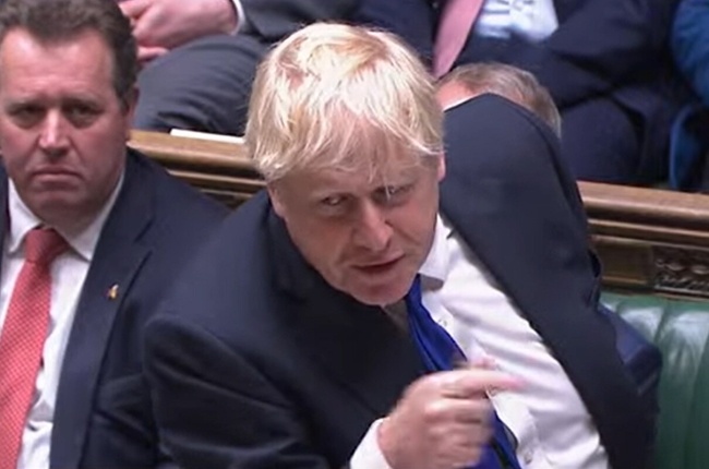 Boris Johnson upiera się, by pozostać na stanowisku premiera. Fot.  	PAP/EPA/PARLIAMENTLIVE TV / HANDOUT