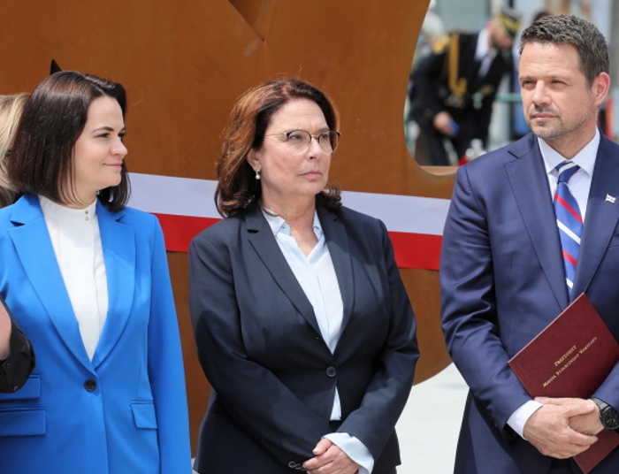 Terlecki zły na Cichanouską. Poszło o Campus Polska Trzaskowskiego