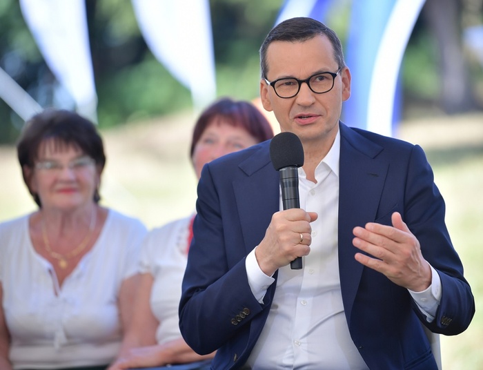 14. emerytura. Premier Morawiecki: PO to pracuj jak najdłużej