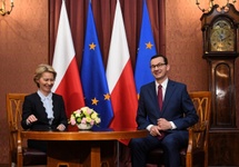 Ursula von der Leyen odwiedziła Warszawę. Fot. PAP/Radek Pietruszka