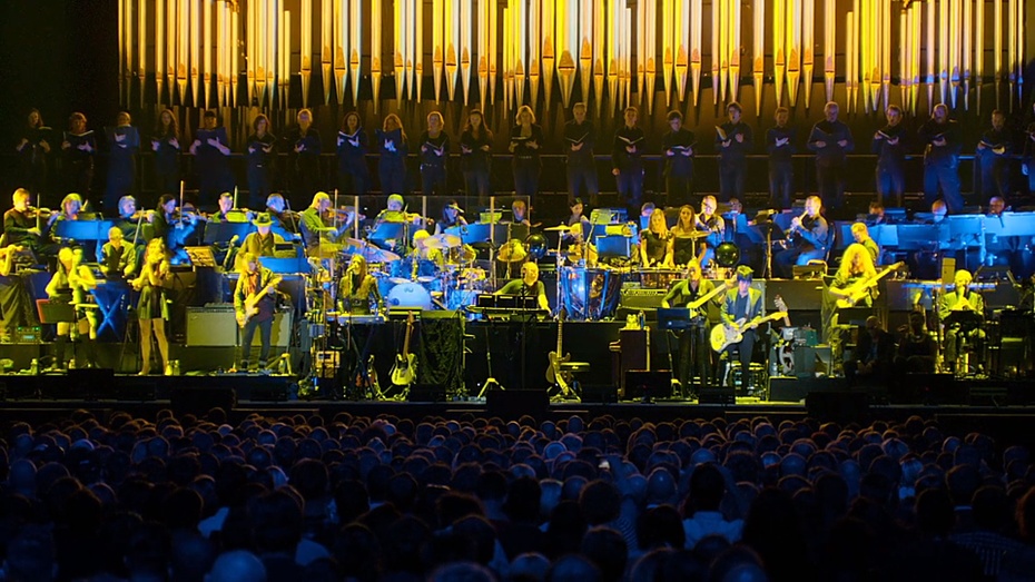 Kadr z koncertu "Hans Zimmer Live In Prag".